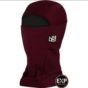BLACKSTRAP - Solid Hood Balaclava Wine Red Color